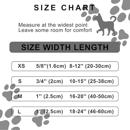 FURRYFECTION Reflective Dog Collar and Leash Set with Quick Release Buckle, Padded with Neoprene Adjustable Nylon Dog Collar for Small Medium and Large Dogs (Small Collar+5FT Leash, Black)