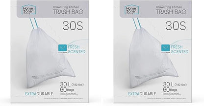Home Zone Living 8 Gallon Kitchen Trash Bags