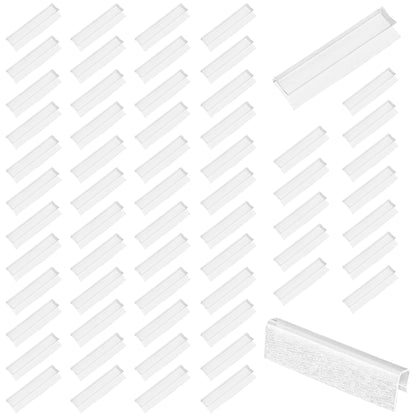 Framendino, 450 Pack Earring Card Adapter Plastic Lip Self Adhesive Hanger for Necklace Display