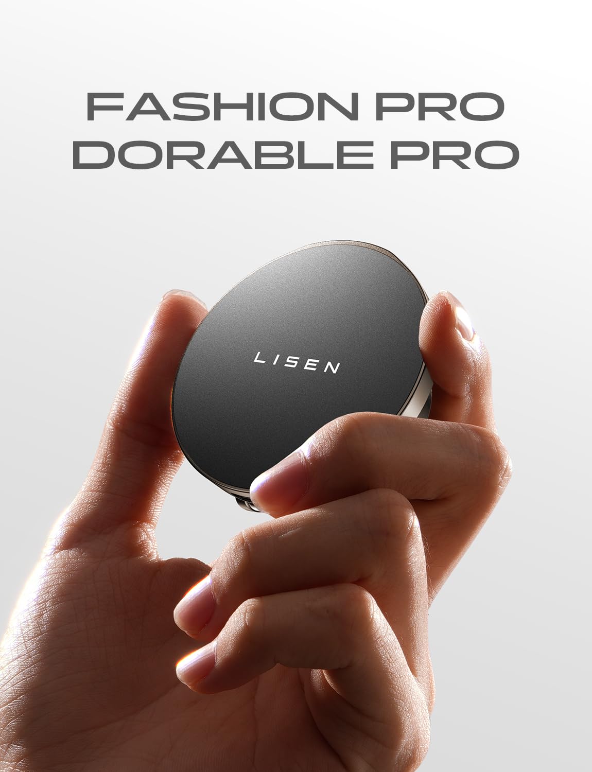 LISEN for Magsafe Car Mount Charger, 15W Fast Charging Magnetic Wireless Car Charger [Mini & Metal], 2025 Ultra Magnetic Car Phone Holder Dashboard for iPhone Car Mount for iPhone 16e Pro Max 15 14 13