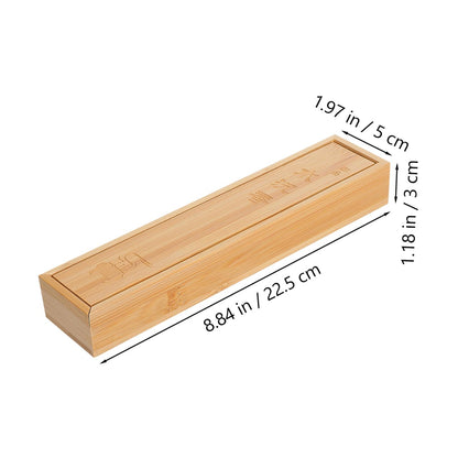 COHEALI Natural Bamboo Incense Holder and Storage Box, Incense Stick Burner with Ash Catcher, 8.85" Portable Case for Meditation, Yoga, Aromatherapy & Zen Home Decor