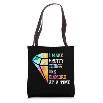 Embroidery Craft Hobby Diamond Painter Diamond Painting Tote Bag