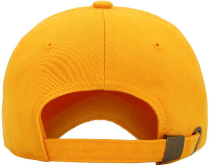 KBETHOS Classic Cotton Dad Hat Adjustable Plain Cap Polo Style Low Profile, Gold