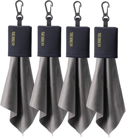 Glasses Cleaner Cleaning Cloth Keychain, Reusable Microfiber Eyeglasses Clean