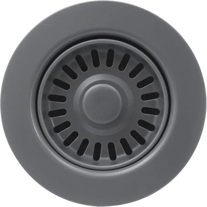 3-1/2 Inch Polymer Urban Gray Sink Drain Assembly
