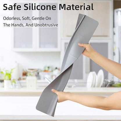 23" Ultra Silicone Sink Splash Guard Released in 2025/Dec, Self-Draining Water