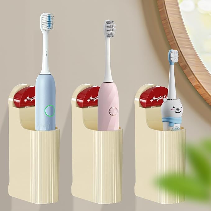 3 Pack Electric Toothbrush Holders