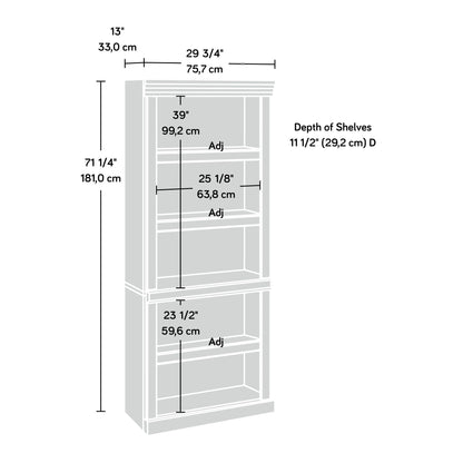 Sauder Heritage Hill Library/ Book shelf, Classic Cherry finish