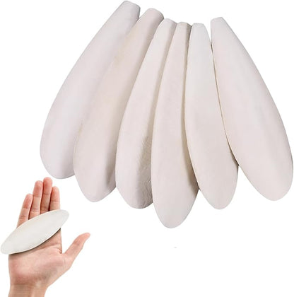 6 Pcs Natural Cuttlebone for Birds Parakeets Pure Cuttlebone Calcium Stone for Parakeets Canaries Cockatiels Tortoise Turtles Cockatiel 11-11.5cm /4.3-4.5”