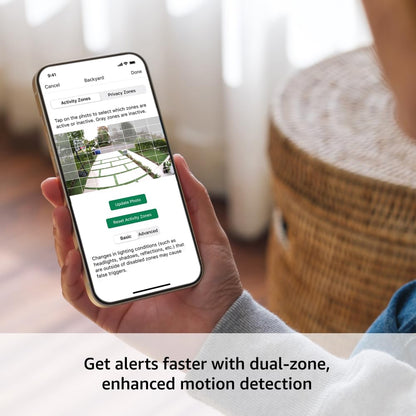 Blink Outdoor 4 (newest model) – Wireless smart security camera, two-year battery life, 1080p HD day and infrared night live view, two-way talk. Sync Module Core included – 1 camera system