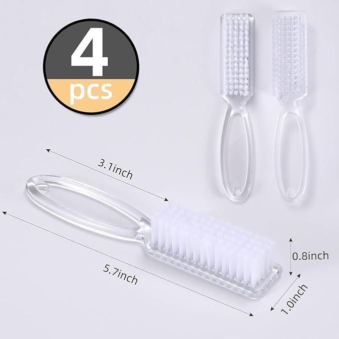 Yebeauty Nail Brush Fingernail Cleaner, Pedicure Nail Scrubber
