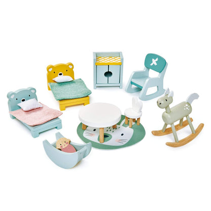 Tender Leaf Toys - Dollhouse Accessories - Detailed Wooden Furniture Sets and Room Decor - Encourage Creative and Imaginative Fun Play for Children - Age 3+