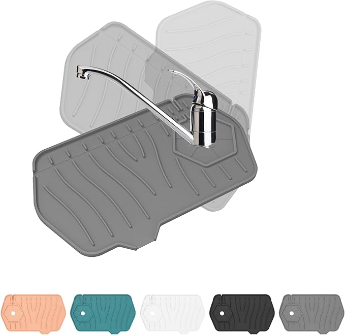 Sink Drain Mat - Unilateral Faucet Guard