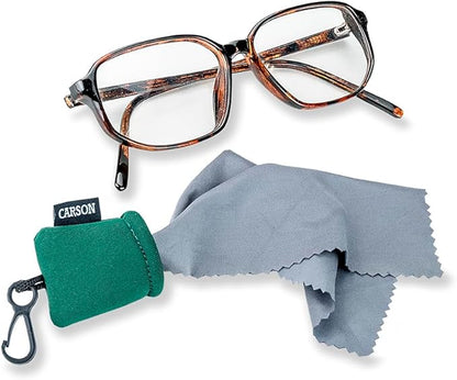Carson Stuff-It Microfiber Lens Cloth Cleaning System