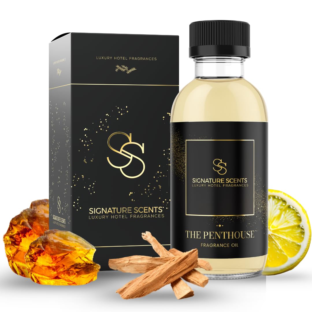 Luxury Hotel Diffuser Oil for Hotels and Homes - Aromatherapy Oils for use with an Essential Oil Diffuser at Home - Fragrance-Scent Diffuser Oil Blend (Winter Spruce) 4.05fl oz (120ml)