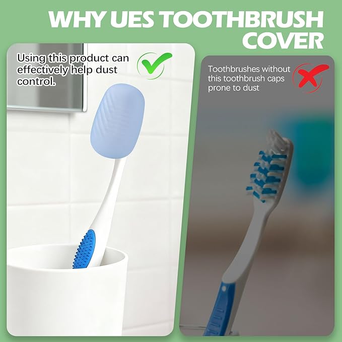 6 Pack Toothbrush Covers, Tooth Brush Cover Cap