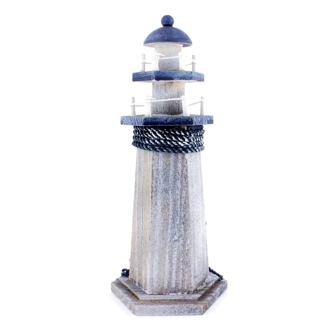 genius.nn Seabird Wooden Lighthouse 10' High Nautical Themed Rooms Lighthouse Home Decor