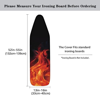 Fire Ironing Board Cover with Padding 15 x 54 Heavy Duty Padded Iron Board
