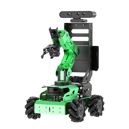ROS2 Robot Car with AI Vision Robotic Arm Support Python SLAM Mapping Navigation Autonomous Driving Smart Robot for Engineering Student and Adults, JetAuto Pro Ultimate Kit & Jetson Orin Nano 8GB