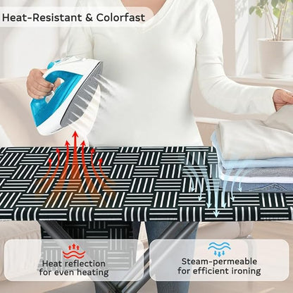FIOBEE Ironing Board Cover and Pad Extra Thick Iron Board Pad