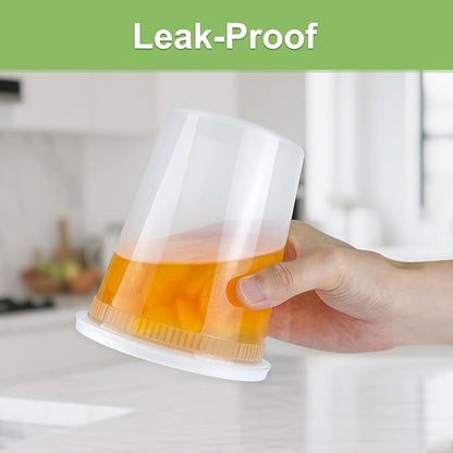 40 Sets Deli Containers with Lids 32 oz, Leak-Proof & BPA Free Airtight Takeout