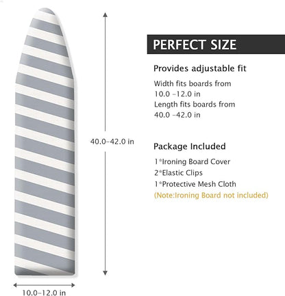SheeChung 42”x12” Ironing Board Cover and Pad -