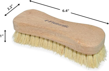 All-Natural Wooden Scrub Brush Set | Eco-Friendly Cleaning Brush Set