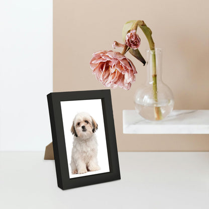WHEATHUSK 4x6 Picture Frame Bulk Set of 48 Black Photo Frames Display 4x6 Photos Gallery Wall Photo Frames Simple Wooden Multi Picture Frames for Wall Mounting or Tabletop
