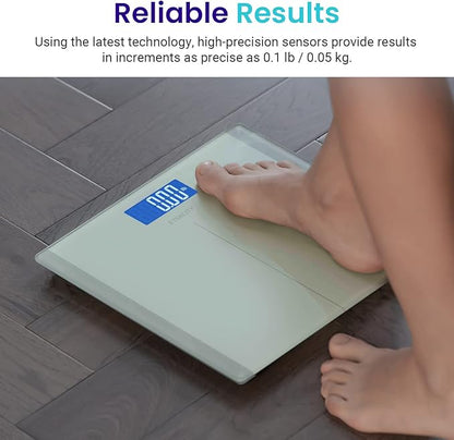 Etekcity Digital Body Weight Bathroom Scale with Step-On Technology, 400 Lb, White (Pack of 2)