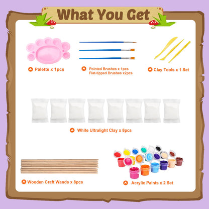 Col-Pary Magic Wand Making Kit,DIY Art Craft Set for Student Kids Gift,School Activities,Wizard Cosplay Masquerade,Halloween Supplies Décor,Christmas Gift,Student Rewards - 25 PCS in All