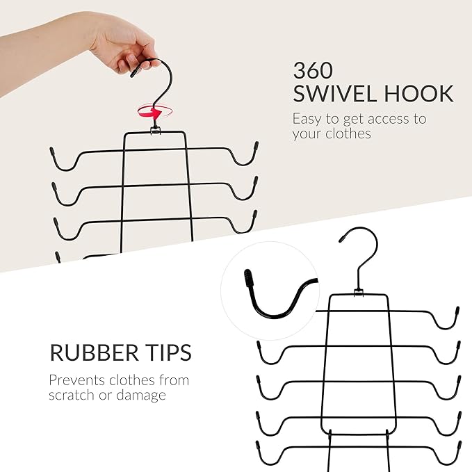 ZEDODIER 3 Pack Tank Top Hanger Space Saving, Bra Hangers