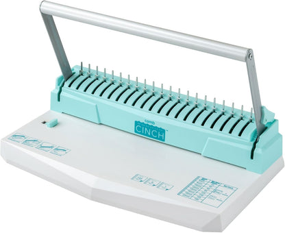 We R Memory Keepers Comb Cinch Book Binding Machine, Includes 10 8 mm Binding Combs, Book Binding Kit, Easy to Use, Use for Scrapbooking, Home Offices, & Classrooms