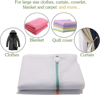 Tenn Well Extra Large Mesh Laundry Bags, 2 Pack 43 x 35 inch Jumbo Delicates Bag
