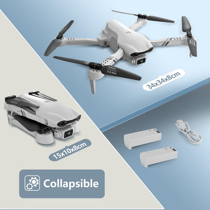 DRONEEYE F10 Foldable Drone with Camera for Adults, Brushless Motor, 1080P HD FPV Live Video, Altitude Hold，Headless Mode,3D Flips, Trajectory Flight, App Control,One Key Start, RC Quadcopter for kids with 2 Batteries