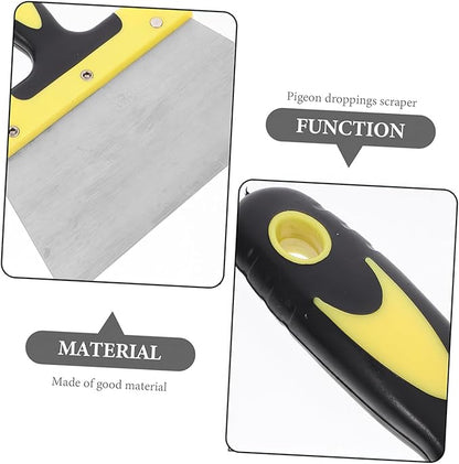 Happyyami Parrot Cage Cleaning Tool Bird Cage Scraper Bird Poop for Outdoor Spaces