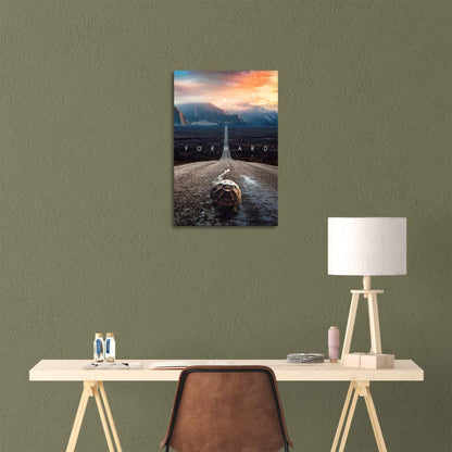 Inspirational Entrepreneur Quotes with Words Wall Art Motivational Forward Painting Prints on Canvas Modern Inspiring Posters Prints Artwork Home Office Classroom School Decor - 12" Wx18 H