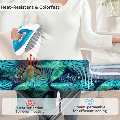 FIOBEE Ironing Board Cover and Pad Extra Thick Iron Board Pad