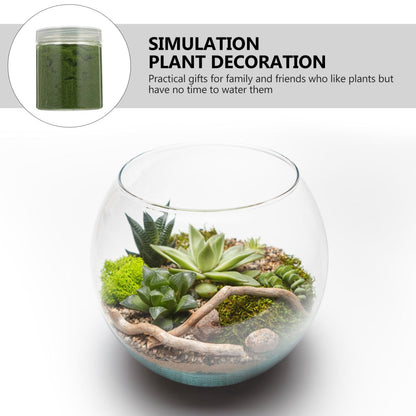 FAVOMOTO Static Grass Powder, Artificial Plants Static Grass Mixed Model Sward Moss Powder Turf Diorama Supplies Fake Sward Miniature Landscape Scenery for DIY Craft Decor