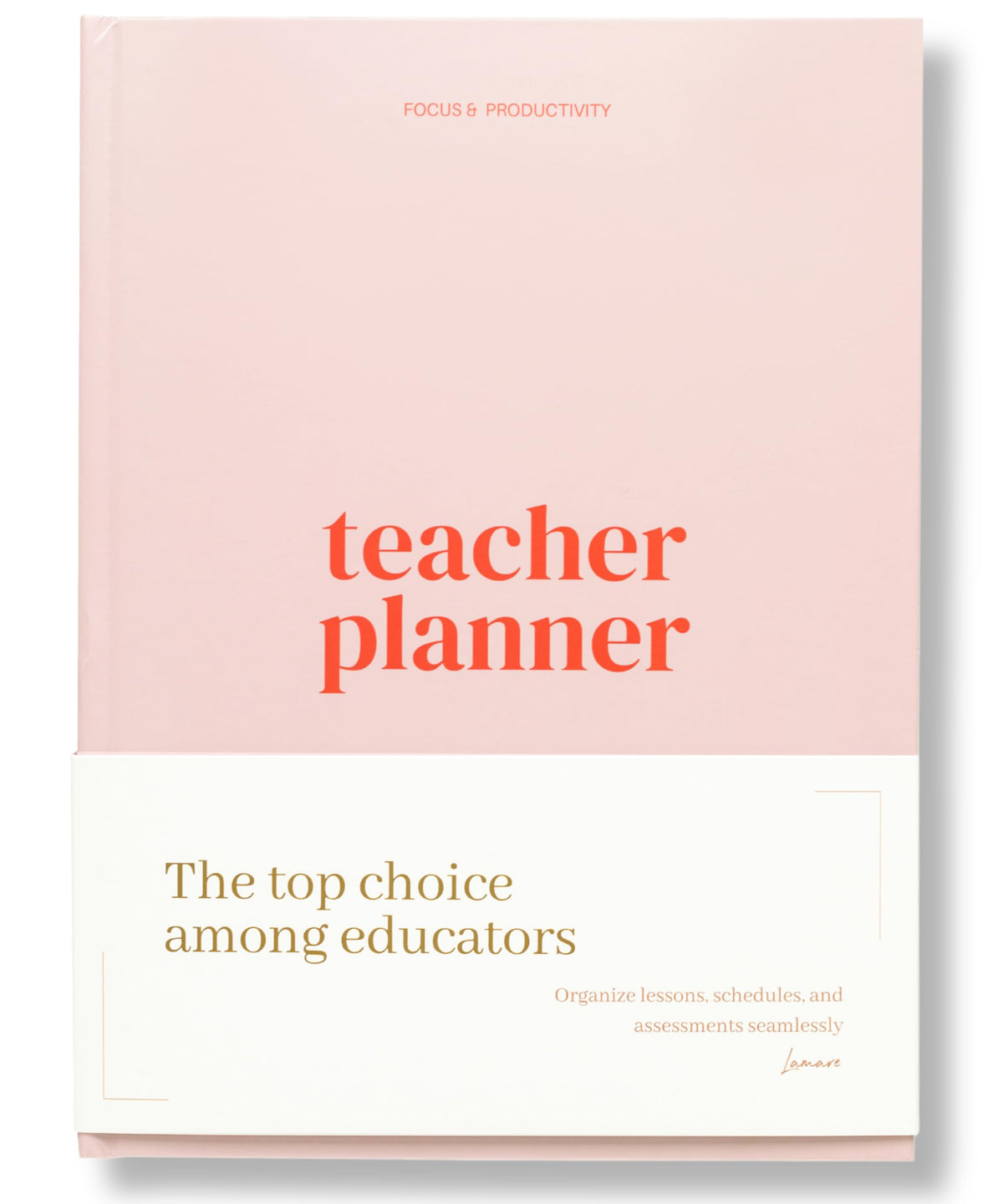 Lamare Teacher Planner 2026-2027 – Hardcover Undated Planner & Lesson Planner Book for Teachers with Class Schedule, Student Info & Weekly Planning - 8x11"