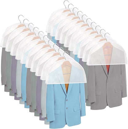 Foraineam 20 Pack Shoulder Covers Clothes Suit Protectors Breathable Garment
