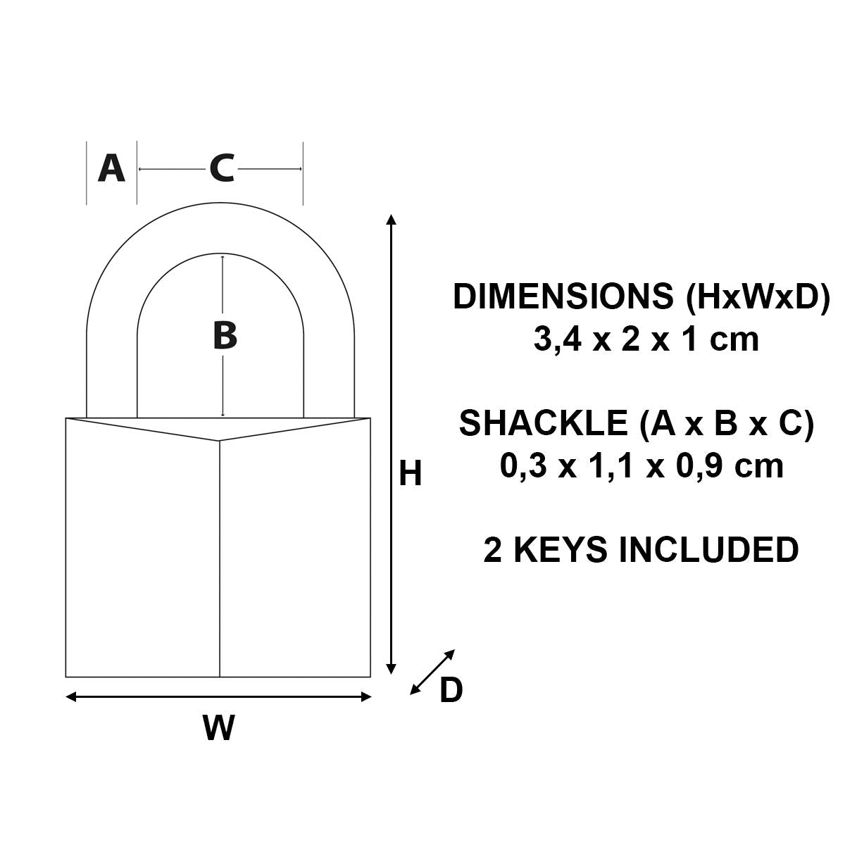Master Lock Padlock, Solid Brass Lock, 3/4 in. Wide, 120T (Pack of 2-Keyed Alike)
