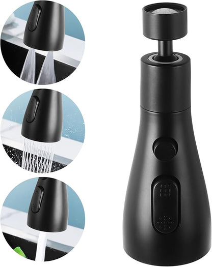 3 Function Sink Faucet Extender, Kitchen Faucet Sprayer Head Replacement
