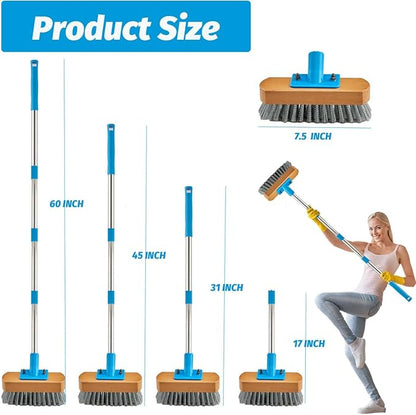 YONILL Stainless Steel Deck Scrub Brush