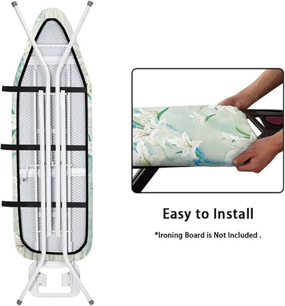 Home Ironing Board Cover, Heat Reflective and Anti-Burning, Sturdy and Durable