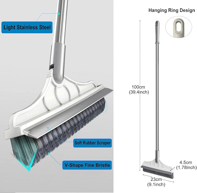 Magic Broom 2 in 1 Scrub Brush