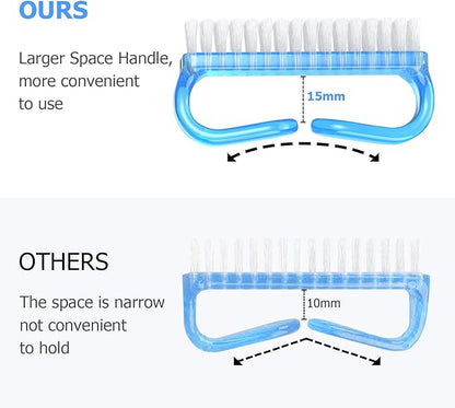 Handle Grip Cleaning Nail Brush, Larbois Nail Brushes Hand Fingernail Brush
