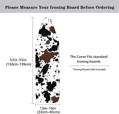 Brown Cow Ironing Board Cover and Pad Iron Pad Covers Resist Scorching and