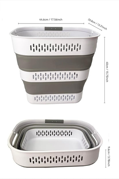 SAMMART 38L Collapsible Laundry Basket