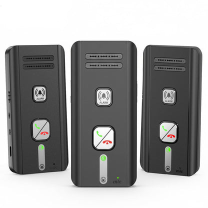 Home Intercom System Wireless 3 Pack, Expandable to 6 Units, Room-to-Room Communication, 1600ft Long Range, Auto Answer, Magnetic Wall Mount, 30-Day Battery, for Elderly Parents, Office, Indoor Use.