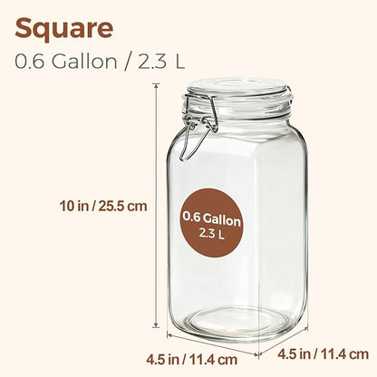 ComSaf Airtight Glass Jars